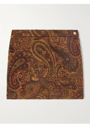 Chloé - Jacquard Mini Skirt - Brown - FR 34,FR 36,FR 38,FR 40,FR 42,FR 44,FR 46