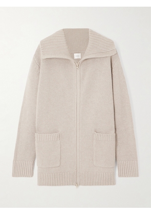 LISA YANG - Ribbed Cashmere Cardigan - Neutrals - 0,1,2