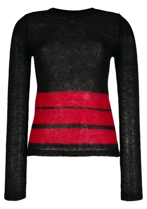 Jean Paul Gaultier Pre-Owned 1990s striped jumper - Black