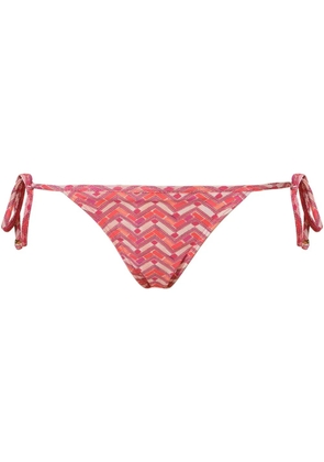Amir Slama printed bikini bottons - Pink