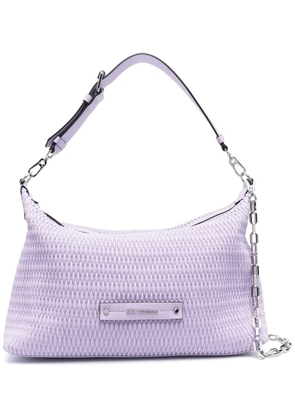 Karl Lagerfeld extra-large K/Kushion quilted shoulder bag - Purple