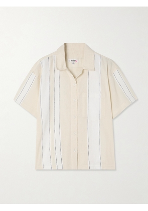 lemlem - Tuuli Cabana Striped Cotton-blend Shirt - Cream - x small,small,medium,large