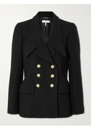 Chloé - Double-breasted Wool-blend Bouclé Blazer - Black - FR 34,FR 36,FR 38,FR 40,FR 42,FR 44,FR 46