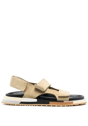 GHŌUD suede touch-strap sandals - Neutrals