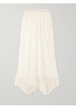Chloé - Lace Midi Skirt - White - FR 34,FR 36,FR 38,FR 40,FR 42