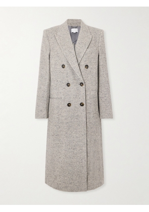 Stella McCartney - Double-breasted Herringbone Wool And Silk-blend Coat - Gray - IT36,IT38,IT40,IT42,IT44,IT46,IT48