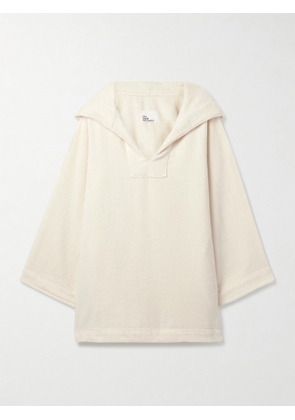 Lisa Marie Fernandez - Hooded Cotton-terry Coverup - Cream - XS/S,M/L