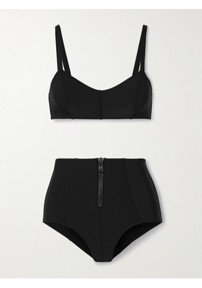 Lisa Marie Fernandez - Genevieve Neoprene Bikini - Black - 1,2,3,4