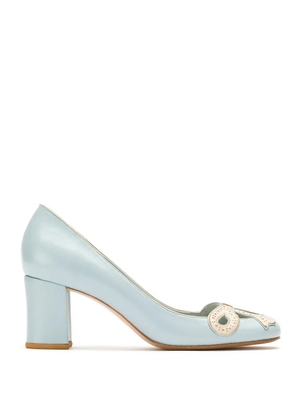 Sarah Chofakian leather pumps - Blue