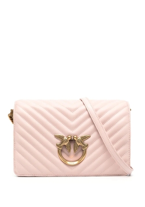 PINKO Love quilted crossbody bag