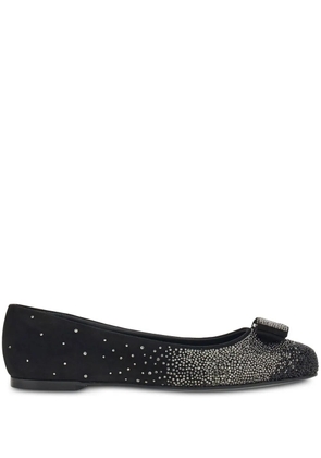 Ferragamo Vara bow ballerina shoes - Black