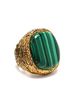 Aurelie Bidermann crystal-embellished signet ring - Gold