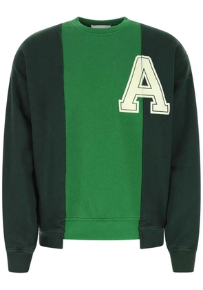 AMBUSH multi-panel long-sleeve sweatshirt - Green