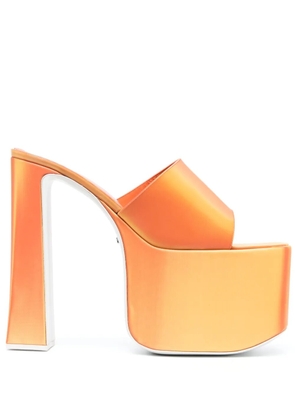 GCDS 170mm platform sandals - Orange