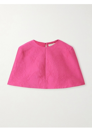 Emilia Wickstead - Virginie Cloqué Cape - Pink - UK 4,UK 6,UK 8,UK 10,UK 12,UK 14,UK 16