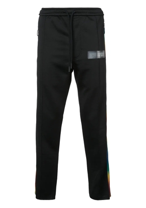 Off-White dad time travelling track trousers - Black