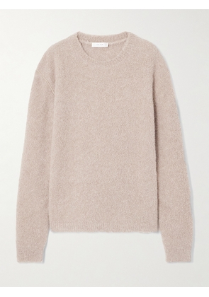 The Row - Leorina Cashmere, Alpaca And Silk-blend Sweater - Neutrals - xx small,x small,small,medium,large