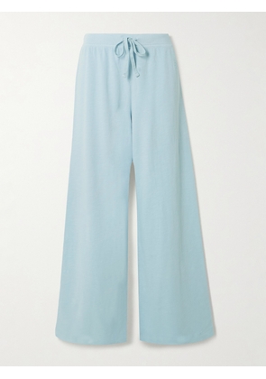 ÉTERNE - Cotton-jersey Sweatpants - Blue - x small,small,medium,large