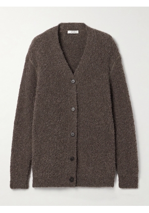 The Row - Laleh Cashmere, Alpaca And Silk-blend Cardigan - Brown - xx small,x small,small,medium,large