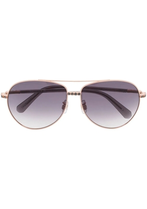 Swarovski Eyewear pilot-frame gradient sunglasses - Gold