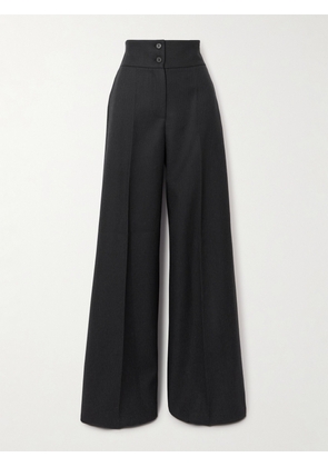 Altuzarra - Rudy Pinstriped Woven Wide-leg Pants - Black - FR 34,FR 36,FR 38,FR 40,FR 42,FR 44,FR 46