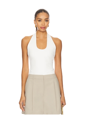 EAVES Simeon Halter Top in White. Size L. Also in XL.