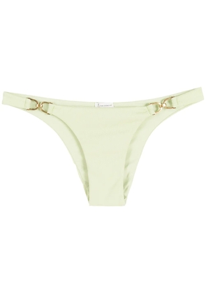 Lenny Niemeyer detail side textured bikini bottoms - Green