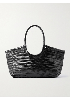 Dragon Diffusion - Nantucket Large Woven Leather Tote - Black - One size