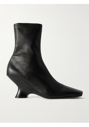 Dries Van Noten - Leather Ankle Boots - Black - IT36,IT36.5,IT37,IT37.5,IT38,IT38.5,IT39,IT39.5,IT40,IT40.5,IT41