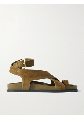 A Emery - Jalen Suede Sandals - Green - IT35,IT36,IT37,IT38,IT39,IT40,IT41,IT42