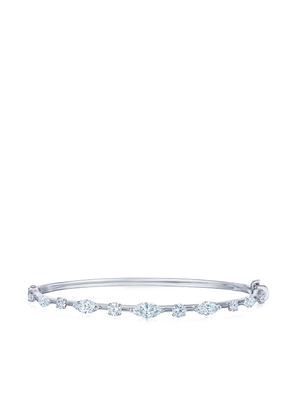 KWIAT 18kt white gold diamond Starry Night bangle - Silver