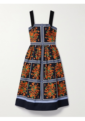 Carolina Herrera - Printed Faille Midi Dress - Multi - US2,US4,US6,US8,US10,US12
