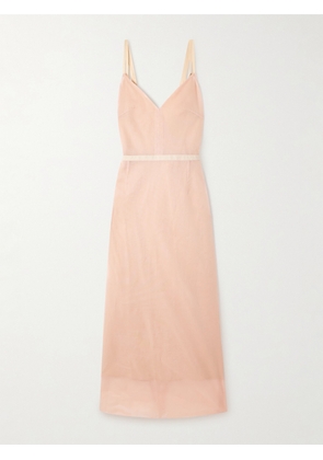 CARVEN - Layered Cotton-gauze Gown - Pink - FR 34,FR 36,FR 38,FR 40,FR 42