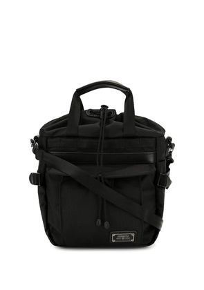 As2ov canvas shoulder bag - Black