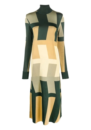 colville Arrow geometric-pattern dress - Green