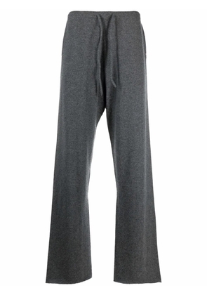 extreme cashmere cashmere-blend straight leg track trousers - Grey
