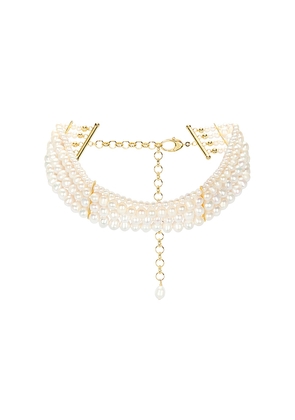 Eliou Camille Necklace in Ivory.