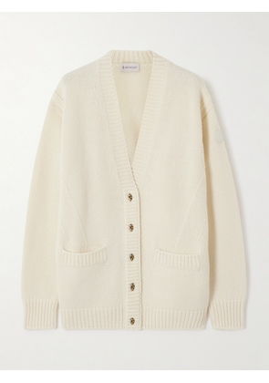 Moncler - Wool And Cashmere-blend Cardigan - Cream - x small,small,medium,large,x large
