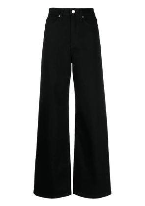 Calvin Klein Jeans high-waisted wide-leg jeans - Black