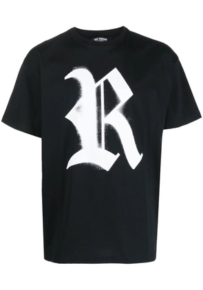 Raf Simons logo-print cotton T-shirt - Black