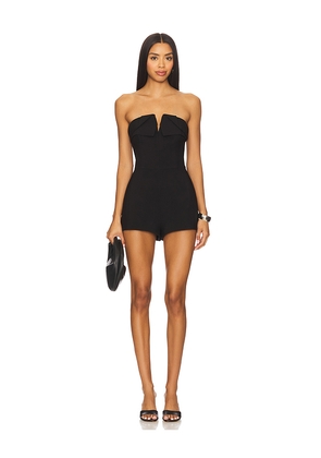 Bardot Jezel Strapless Playsuit in Black. Size 10. Also in 4, 2, 6, 8.