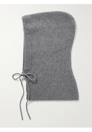 Arch4 - Klosters Ribbed Cashmere Balaclava - Gray - One size
