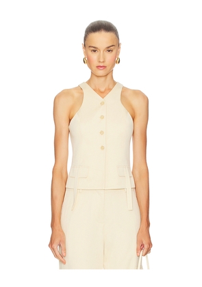Alexis Lucky Vest in Tan. Size L. Also in M, S, XS.