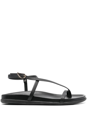 Ancient Greek Sandals Aimilia leather sandals - Black