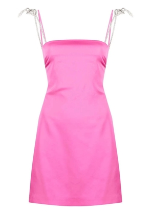 Giuseppe Di Morabito crystal strap-detail mini dress - Pink