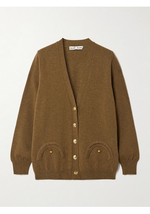 BLAZÉ Milano - Highland Wool And Cashmere-blend Cardigan - Brown - 00,1,2,3,4