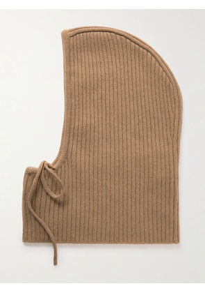 Yves Salomon - Ribbed Cashmere Snood - Brown - One size