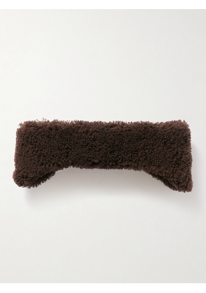 Yves Salomon - Shearling Earmuffs - Brown - One size