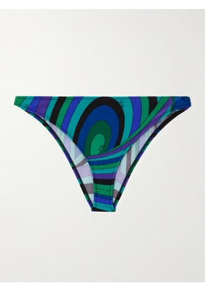 PUCCI - Iride Baby Printed Bikini Briefs - Blue - x small,small,medium,large