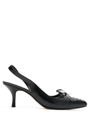 Sarah Chofakian Chanel Pila slingback pumps - Black